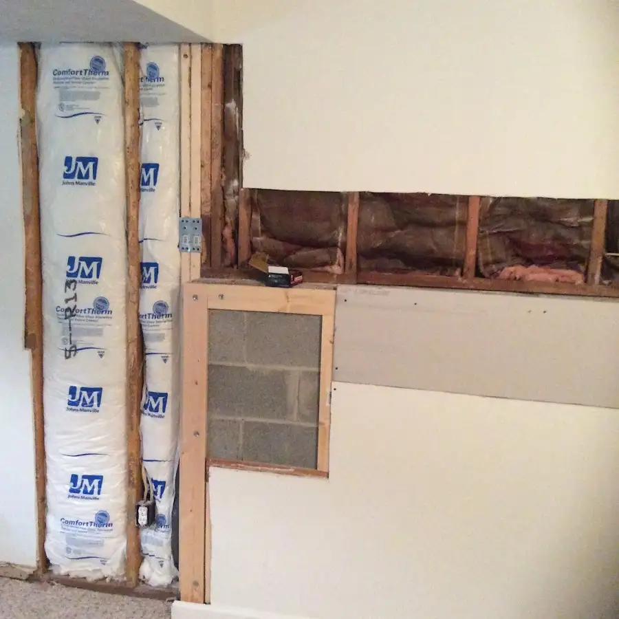 Wall insulation replacement during Contents Cleaning & Restoration in Castro Valley